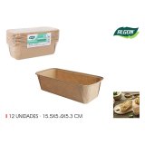 St med kagedser Algon Papir 15,5 x 5,4 x 5,3 cm 12 Dele (24 enheder) #7