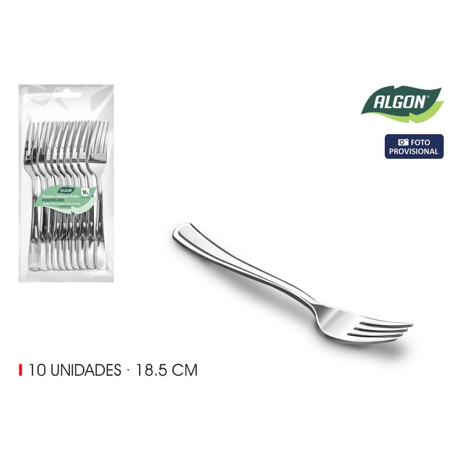 St med Gafler Algon 18,5 cm 10 Dele (24 enheder) #10
