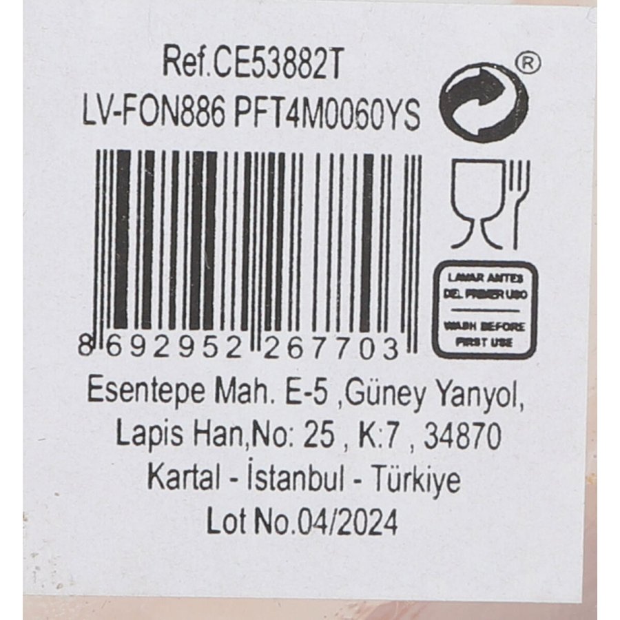 Vinkaraffel LAV 1,2 L (12 enheder) #19