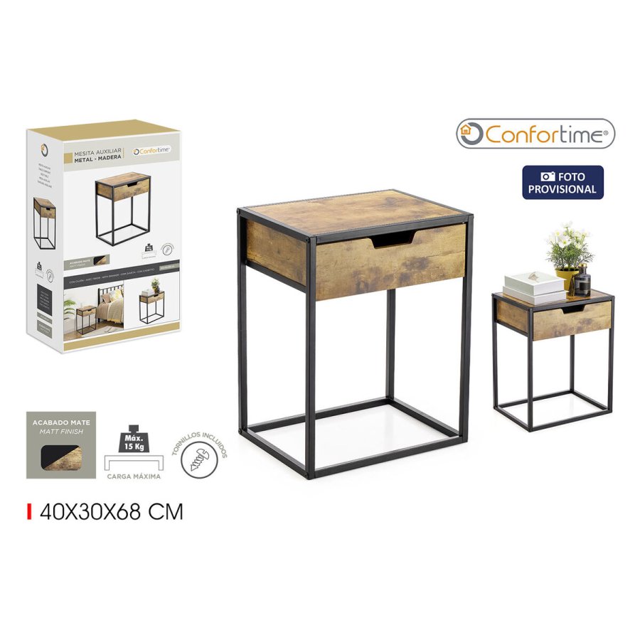 Sofabord Confortime 40 x 30 x 68 cm (2 enheder) #2