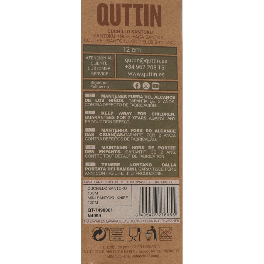 Kkkenkniv Quttin Terra 13 cm (36 Enheder) #4