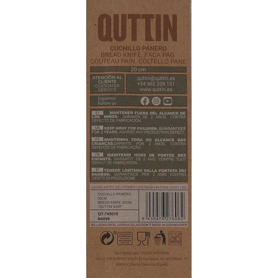Kkkenkniv Quttin Terra 20 cm (24 enheder) #4