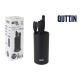 St med kkkenknive og holder Quttin Nero 5 Dele (2 enheder) #10