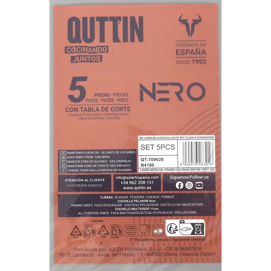 Knivst Quttin Nero 5 Dele (4 enheder) #7