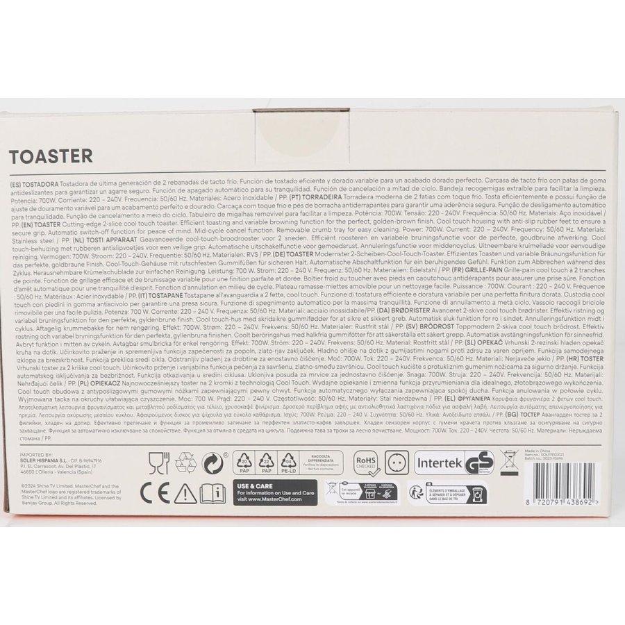 Brdrister MasterChef 700 W 6 enheder #10