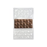 Bageform til bagvrk Quttin CHOCOLATE 27,5 x 17,5 x 2,5 cm (12 enheder) #10