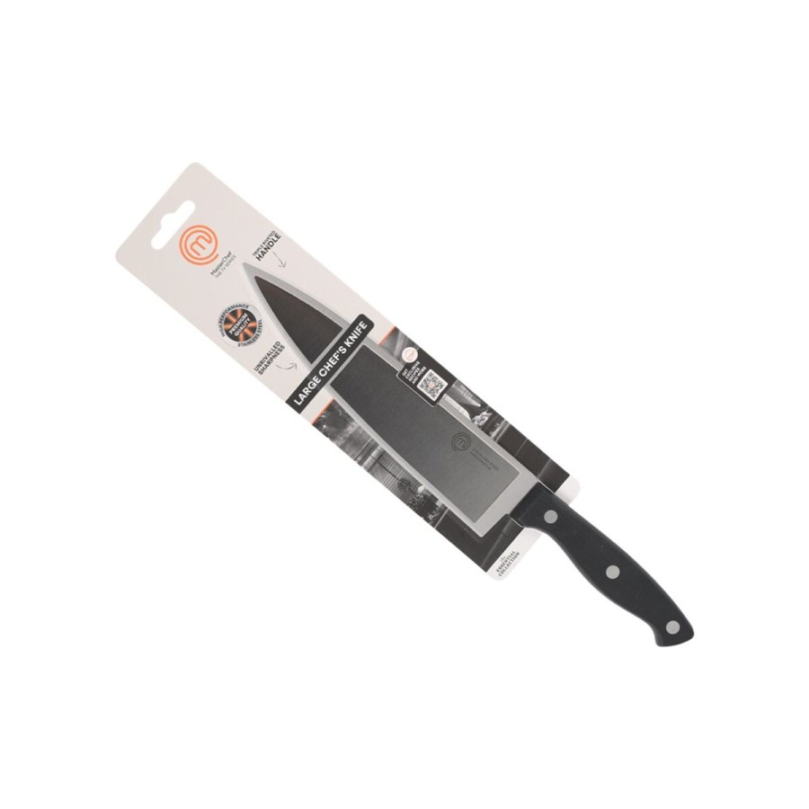 Kkkenkniv MasterChef Chef Sort Slvfarvet 20 cm (18 enheder) #4