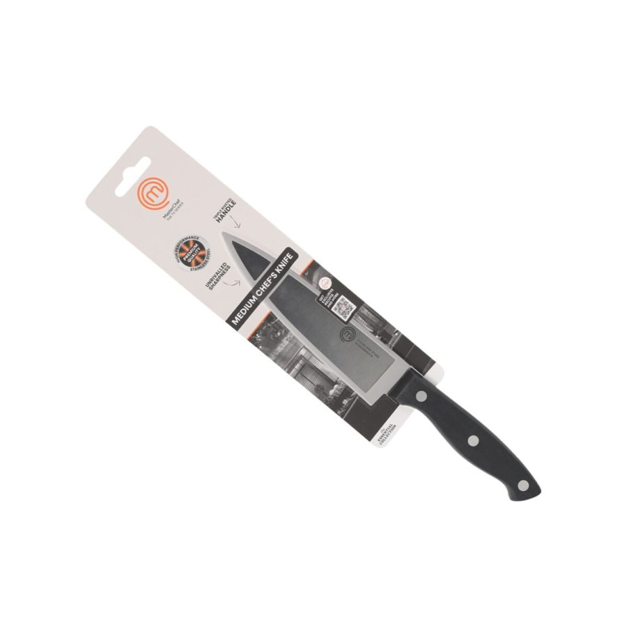 Kkkenkniv MasterChef Chef Sort Slvfarvet 15 cm (18 enheder) #4