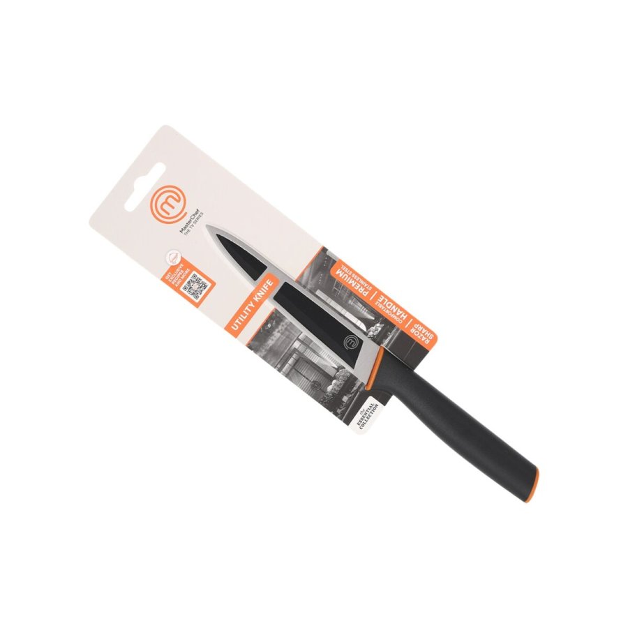 Kkkenkniv MasterChef Sort Slvfarvet 13 cm MULTIFUNKTIONEL (24 enheder) #4