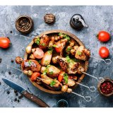 St med grillspyd Algon Metal 27 cm 6 Dele (24 enheder) #5