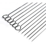 St med grillspyd Algon Metal 27 cm 6 Dele (24 enheder) #13