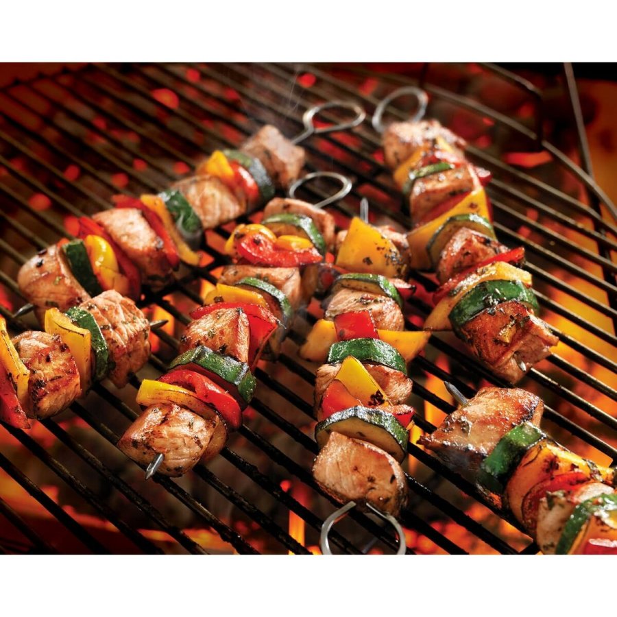 St med grillspyd Algon Metal 27 cm 6 Dele (24 enheder) #21