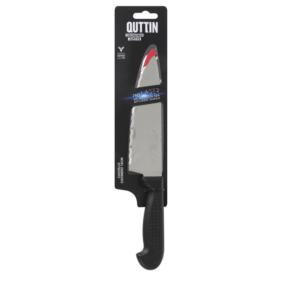 Kkkenkniv Quttin Laser Sort Slvfarvet 28 x 6 x 1,3 cm (28 enheder) #7