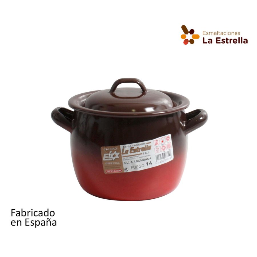 Gryde med lg La Estrella Fuego  12 x 11 cm (4 enheder) #4