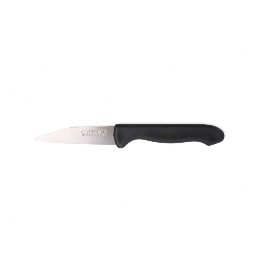 Skrlknivsst Cuyfor Sort Slvfarvet Rustfrit stl 7,5 cm 6 Dele (24 enheder) #16
