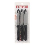 Knivst Cuyfor Filo Sort Slvfarvet 6 Dele (24 enheder) #10