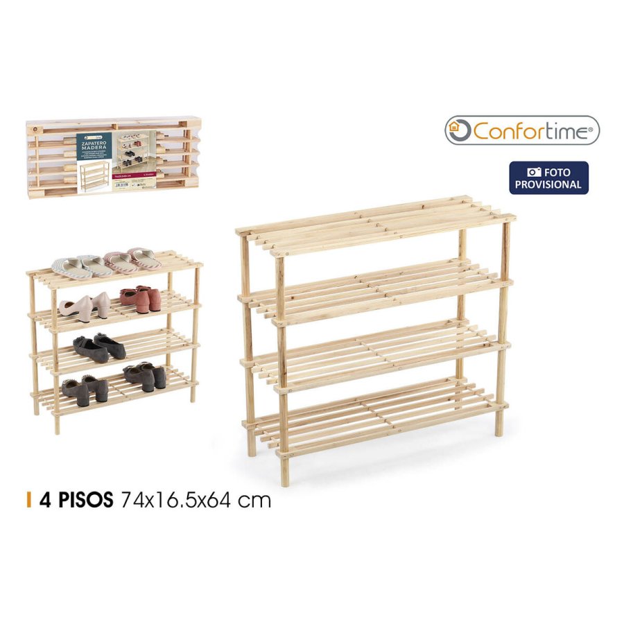 Skobnk Confortime 74 x 26,5 x 64 cm (4 enheder) #5