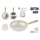 Wok Pande Quttin ECOOK Hvid 28 x 8 cm 2,8 mm (6 enheder) #2