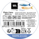 Flad Plade La Mediterr�nea Peixe 25,5 cm (24 enheder) #3