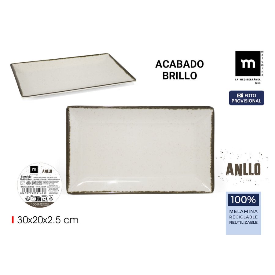 Bakke La Mediterr�nea 30 x 20 x 2,5 cm (12 enheder) #2