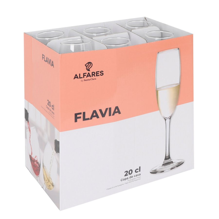 Champagneglas Alfares Flavia 200 ml (24 enheder) #4