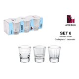 S�t med shots glas Arcoglass Secret 50 ml 6 Dele (18 enheder) #2