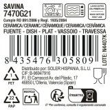 K�kkenspringvand La Mediterr�nea Savina Oval � 29,7 x 13,6 x 2,5 (12 enheder) #4