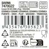 K�kkenspringvand La Mediterr�nea Savina Oval � 33 x 14,6 x 2,5 cm (8 enheder) #2