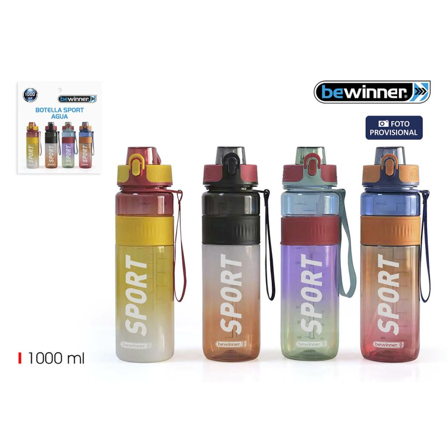Vandflaske Bewinner 1 L 7,8 x 28 cm (12 enheder) #2