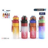 Vandflaske Bewinner Multifarvet 1 L 7,8 x 28 cm (12 enheder) #2