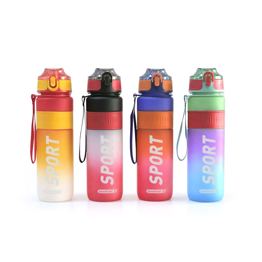 Vandflaske Bewinner Multifarvet 1 L 7,8 x 28 cm (12 enheder) #3