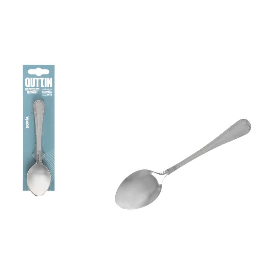 Dessertske st Quttin Sofia Sort 14,5 x 3,5 cm 6 Dele (12 enheder) #1