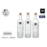 Glasflaske La Mediterr�nea Gennemsigtig Kork Glas 500 ml (24 enheder) #2