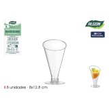 S�t af genanvendelige kopper Algon Gennemsigtig 8 x 12,8 cm 8 Dele (24 enheder) #5