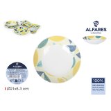 Dyb tallerken Alfares BRESCIA 21 x 5,3 cm (24 enheder) #5
