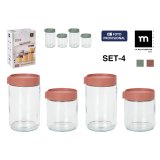 St med Dser La Mediterrnea Eden Glas polypropylen 4 Dele (8 enheder) #2