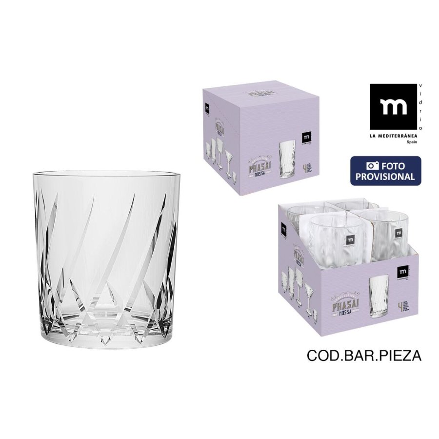 Glas La Mediterr�nea Phasai nossa Gennemsigtig Glas 350 ml (24 enheder) #2