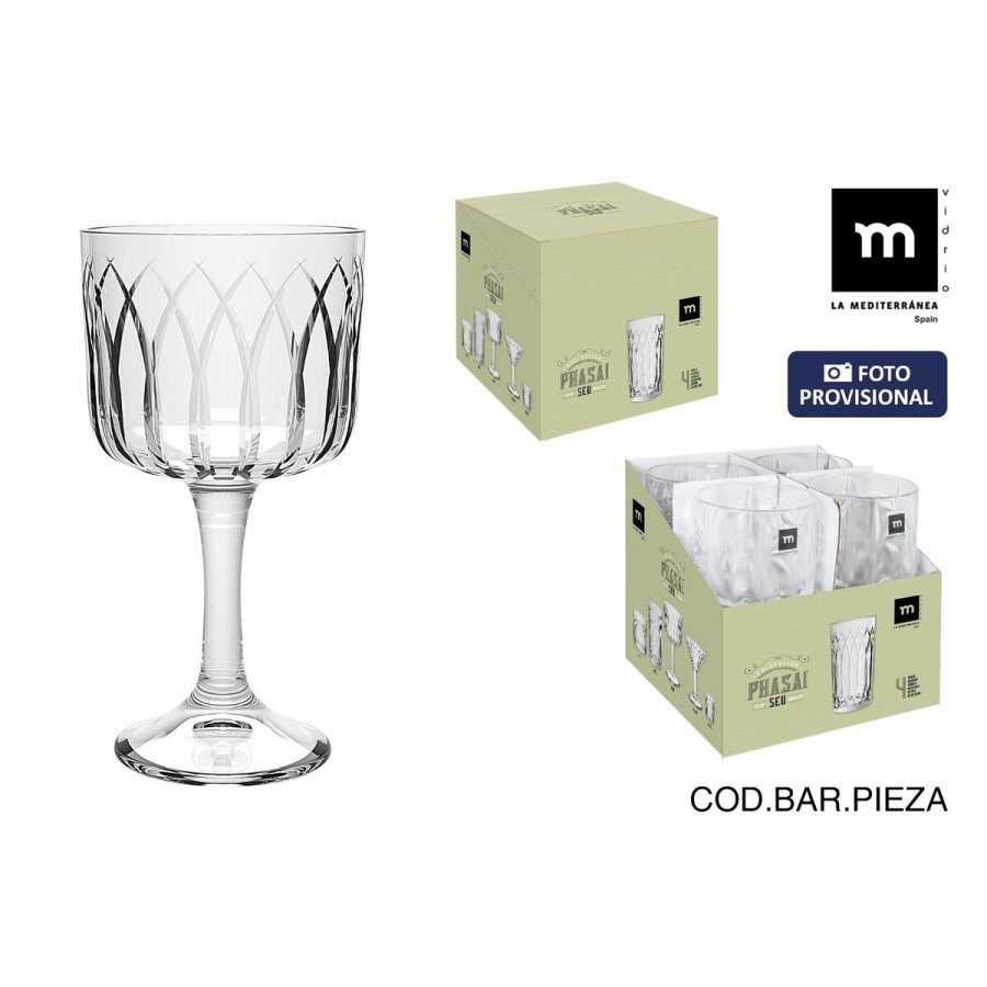 Vinglas La Mediterr�nea Phasai seu Gennemsigtig Glas 500 ml (24 enheder) #2