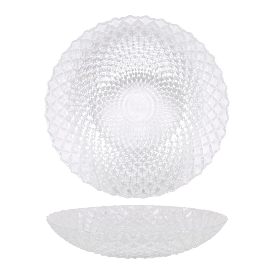 Desserttallerken La Mediterr�nea Diamond Gennemsigtig Glas � 20 cm (12 enheder) #3