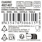 Sk�l La Mediterr�nea Cuadric Keramik 650 ml (18 enheder) #4