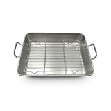 Bageplade Quttin S�lvfarvet St�l 30 x 24 x 5,5 cm (12 enheder) #4