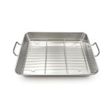 Bageplade Quttin S�lvfarvet St�l 35,5 x 28 x 5,5 (12 enheder) #4