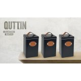 Blik Quttin Brun Sort Firkantet Metal (18 enheder) #3