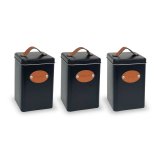 Blik Quttin Brun Sort Firkantet Metal (18 enheder) #4