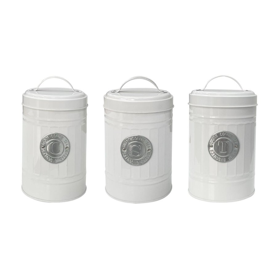 Blik Quttin Hvid Slvfarvet Metal (18 enheder) #4