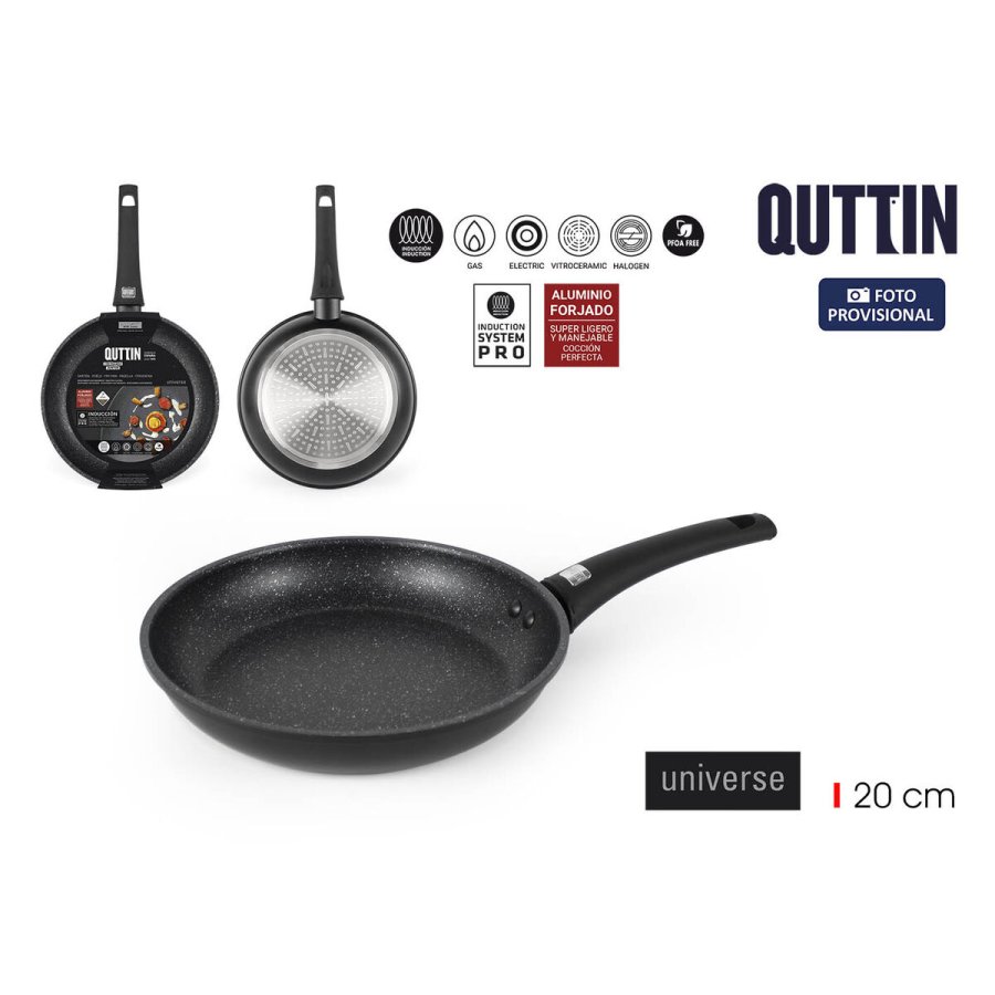 Stegepande Quttin UNIVERSE Sort Aluminium � 20 cm (6 enheder) #2