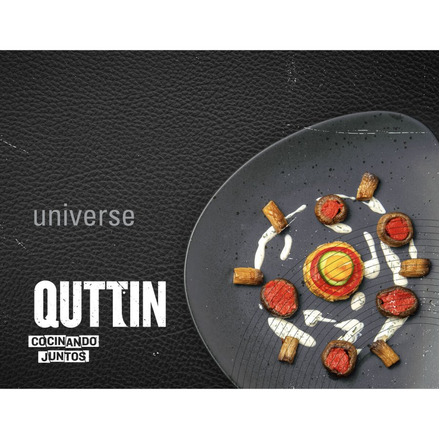 Stegepande Quttin UNIVERSE Sort Aluminium � 24 cm (6 enheder) #4