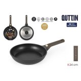 Stegepande Quttin LEATHER Brun Sort Aluminium � 24 cm (6 enheder) #2