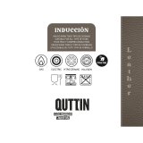 Stegepande Quttin LEATHER Brun Sort Aluminium � 26 cm (6 enheder) #3