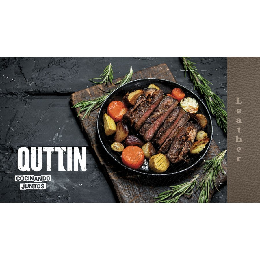 Stegepande Quttin LEATHER Brun Sort Aluminium � 28 cm (6 enheder) #4